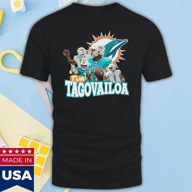 The Dolphins Dive Merch Tua Tagovailoa Hoodied Sweatshirt