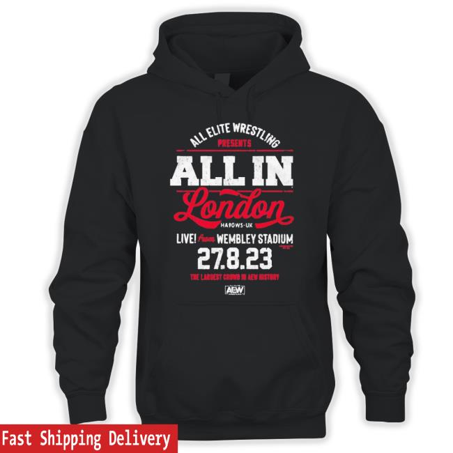 Aew All In – Live From Wembley Stadium 27 8 23 Classic Shirt