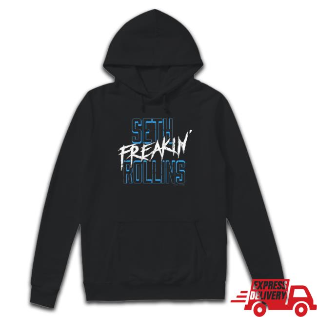 Seth Freakin Rollins Blue Text Long Sleeve Shirt Seth Freakin Rollins Blue Text T shirt