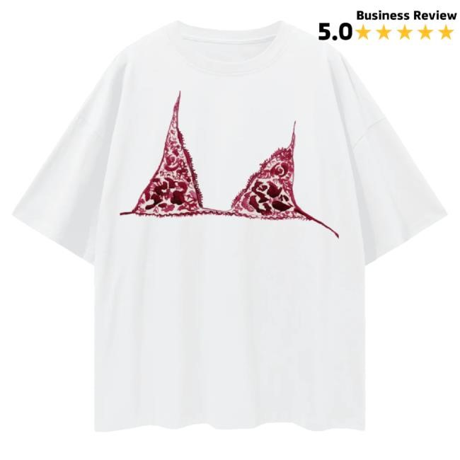 Maku The Label Merch Burgundy Bralette Oversize Long Sleeve T Shirt Trending Maku The Label Merch Burgundy Bralette Oversize Sweater