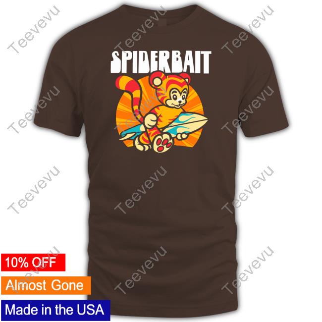 Spiderbait Summer Tiger Grey Marle Long Sleeve T Shirt
