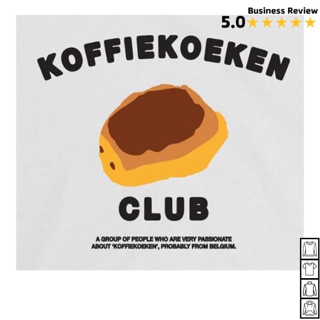 Average Rob Merch Koffiekoeken Long Sleeve T Shirt White