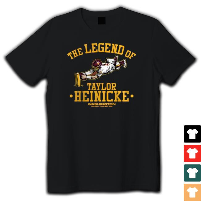 Official Taylor Heinicke Burgundy Washington Football Team The Legend Of Taylor Heinicke Sweatshirt