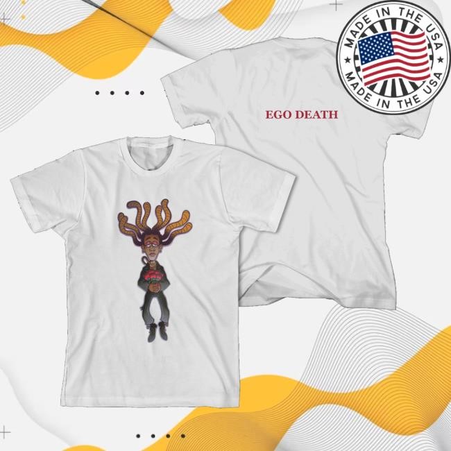 Dolla Ign World Merch Ego Death White T-Shirt