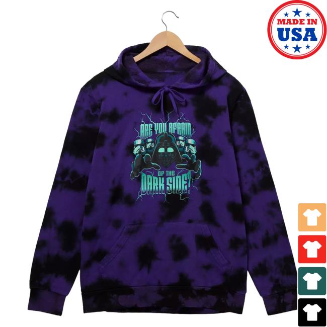 Official Boxlunch Merch Star Wars Dark Side Tie Dye Attractive Hoodie Tie-Dye Box Lunch Clothing Store Shop