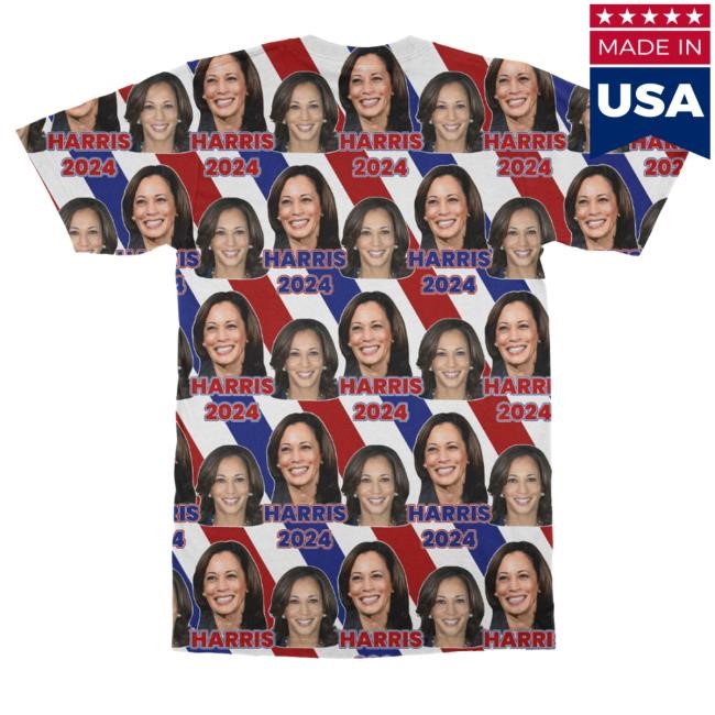 Subliworks Merch Kamala Harris 2024 Photo Collage Sweatshirt