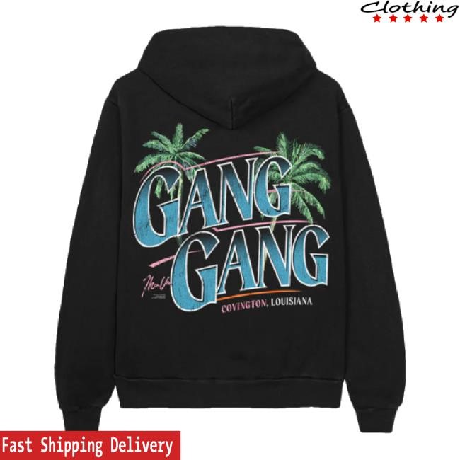 Original Gang Gang Palm Tree Long Sleeve T Shirt Theo Von Store Merch Store