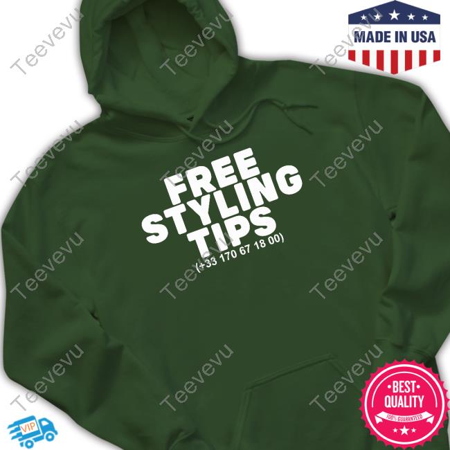 Joeyy On The Radar Wearing Free Styling Tips T-Shirt Free Styling Tips Hooded Sweatshirt