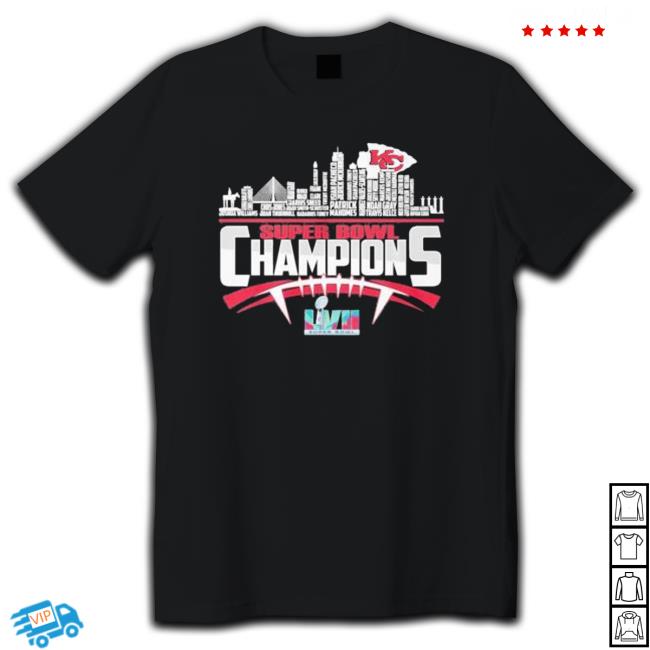 Chiefs Super Bowl Champions Lvii Tee Shirt