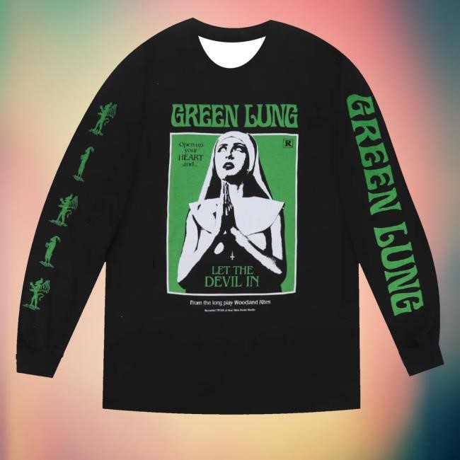 Green Lung Let The Devil In Black Long Sleeve T Shirt