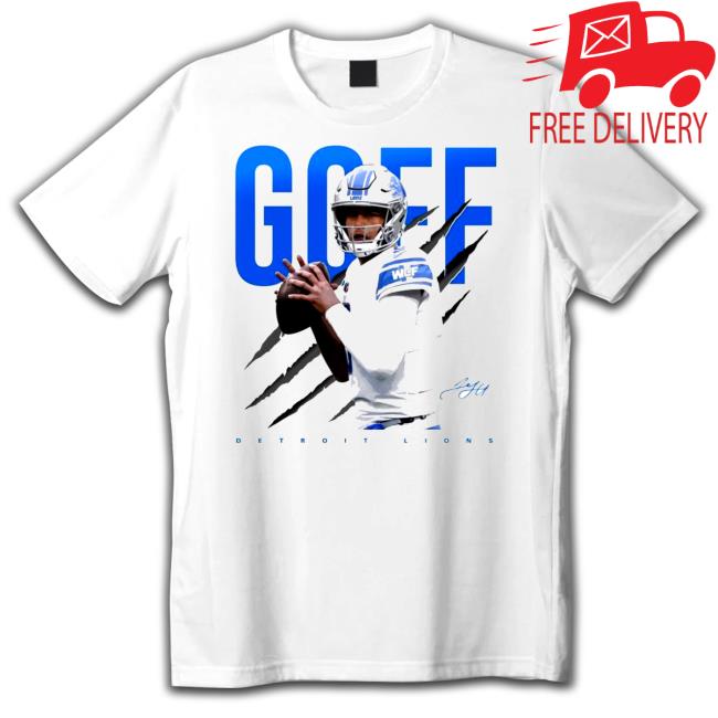 Jared Goff Detroit Lions Signature 2023 Tee Jared Goff Detroit Lions Signature 2023 Long Sleeve T Shirt
