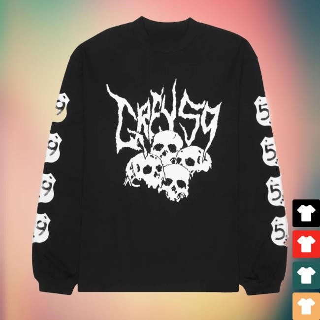 G59 Suicideboys Merch Store Black Skull Long Sleeve Shirt G59 Suicideboys Merch Store Black Skull Tee