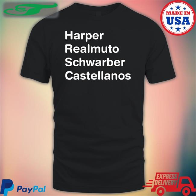 Harper Realmuto Schwarber Castellanos Shirt Geoff Fromdc Crawley