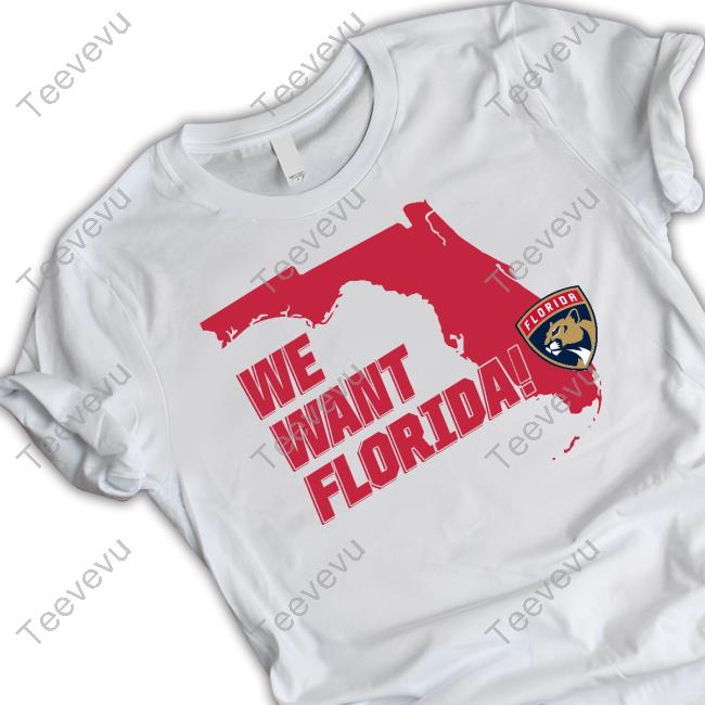Fla Team Shop We Want Florida Tee Shirt