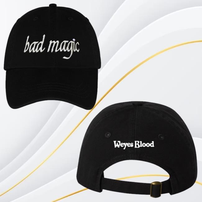 Weyes Blood Merch Bad Magic Black hat