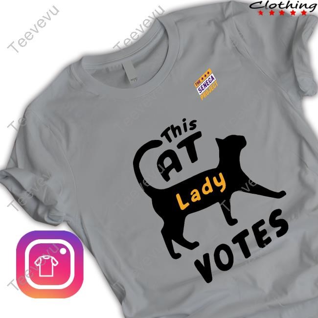 This Cat Lady Votes Tee Shirt
