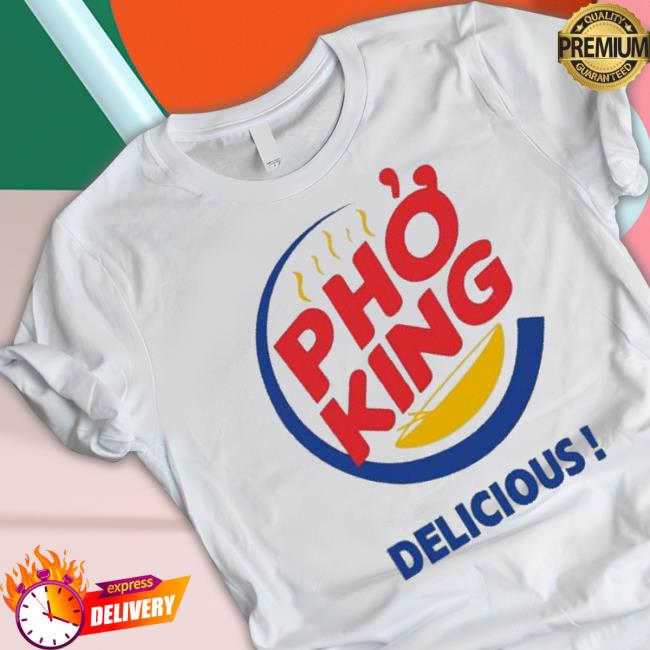Joey Bizinger Wearing Pho King Delicious shirt