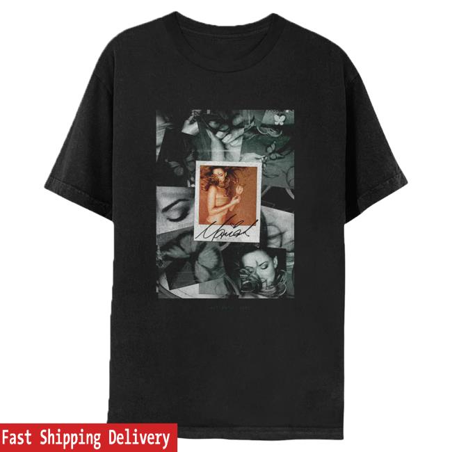 Official Mariah Carey Merch Store Shop Butterfly Collage New Shirt MariahCarey