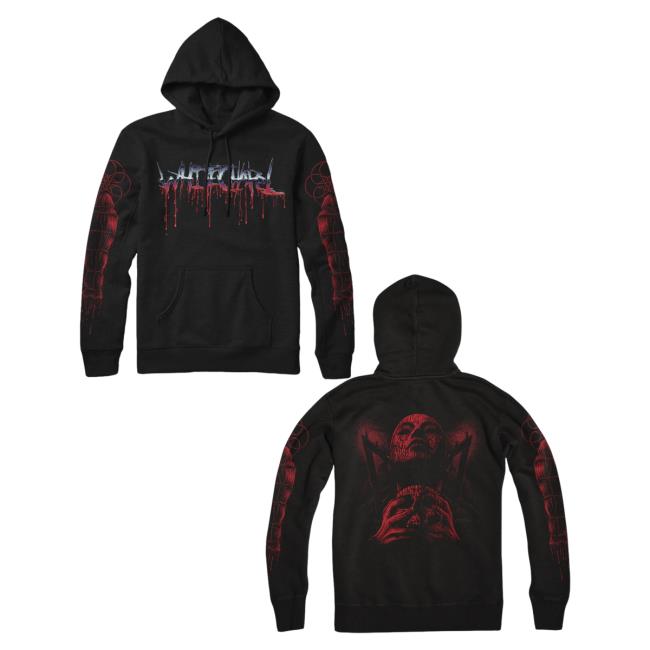 Official Merch Now Whitechapel Logo Spider Black Tie Dye Shirts MerchNow