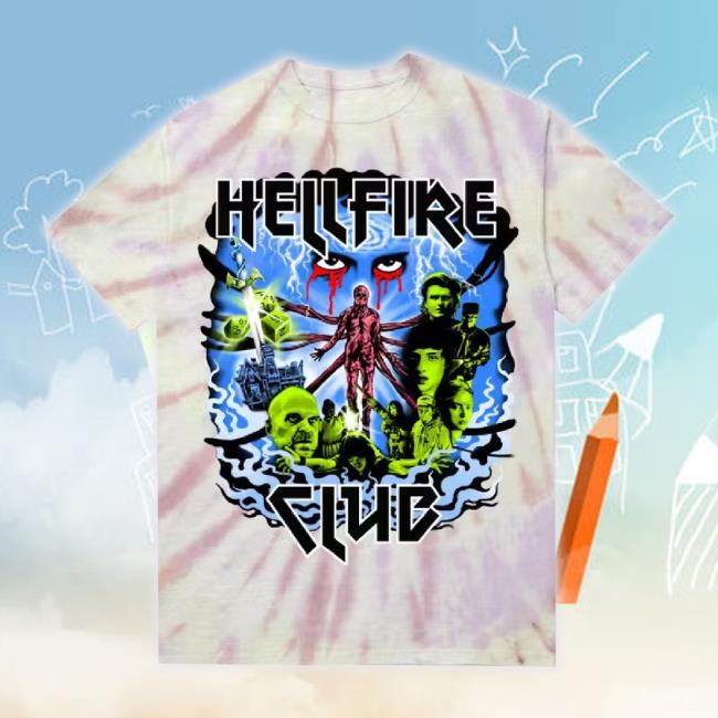 Official Market X Stranger Things Upside Down Tie-Dye Shirts