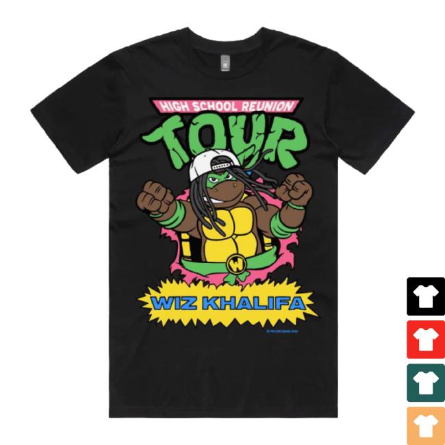 Original Turtle Tour Shirts Wiz Khalifa Shop