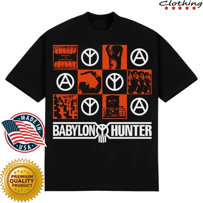 Trending Babylon Merch Babylon X Bounty Hunter Amerika T-Shirt, Hoodie, Tank Top, Sweater And Long Sleeve T-Shirt