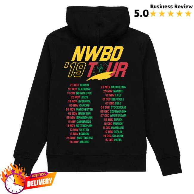 Not Waving But Drowning 2019 Tour Shirt Loyle Carner Merch Store Shop Nwbd 2019 Tour