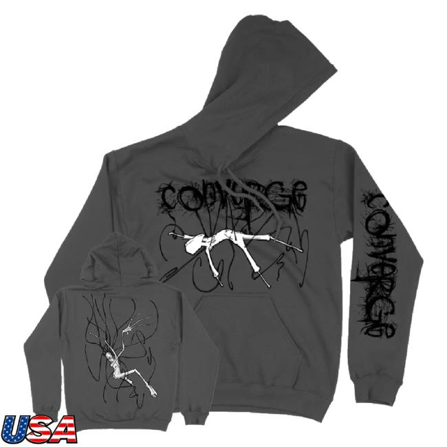 Original Deathwish Inc Merch Store Converge "Forsaken" Premium Pigment-Dyed Black Shirts Deathwishinc Shop