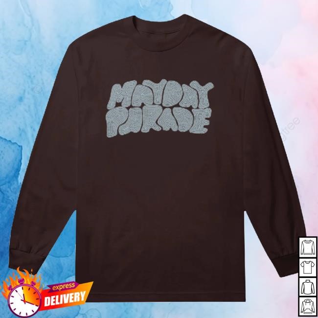 Mayday Parade Merch Stitch Brown New Shirt