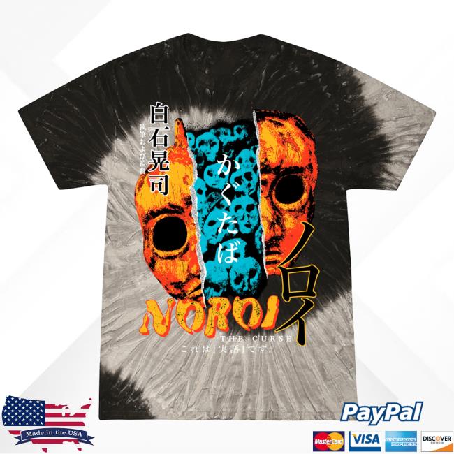 Official Studiohouse Designs Noroi: The Curse) Tie Dye Shirts Grey