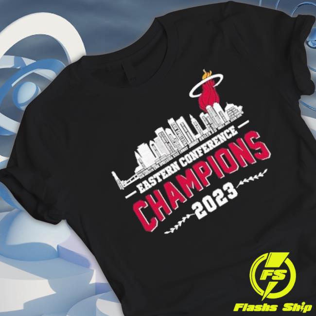 Official Miami Heat Eastern Conference Champions Skyline 2023 Shirt