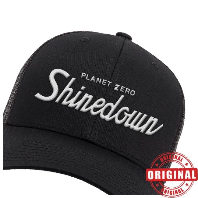 Official Shinedown Shop Planet Zero Trucker Hat Official Shinedown Shop Store Planet Zero Trucker Hat