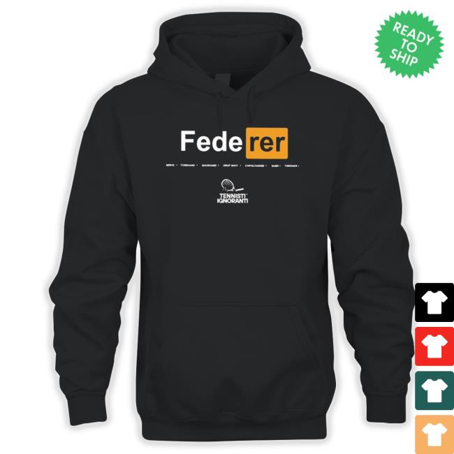 Federer Serve Forehand Backhand Drop Shot Chips Charge Sabr Tweener Sweater