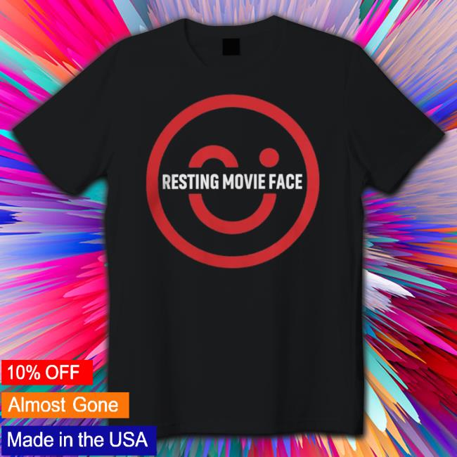 Cinemark Merch Shop Resting Movie Face Shirt