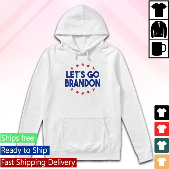 Let’S Go Brandon Red Stars T-Shirt Let’S Go Brandon Red Stars Crewneck Sweatshirt