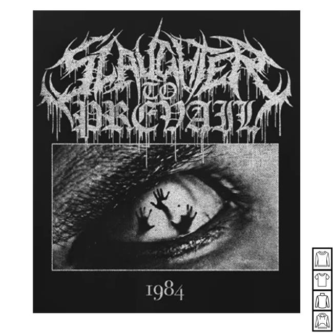 Sumerian Records Merch Slaughter To Prevail 1984 Black Shaka Sweatshirt Official Sumerian Records Merch Slaughter To Prevail 1984 Black Shaka Sweatshirt