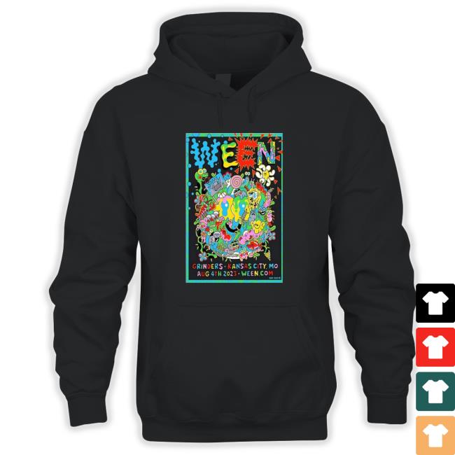 Ween Kansas City, Mo Aug 4 2023 Poster Sweater Official Ween Kansas City, Mo Aug 4 2023 Poster T-Shirt