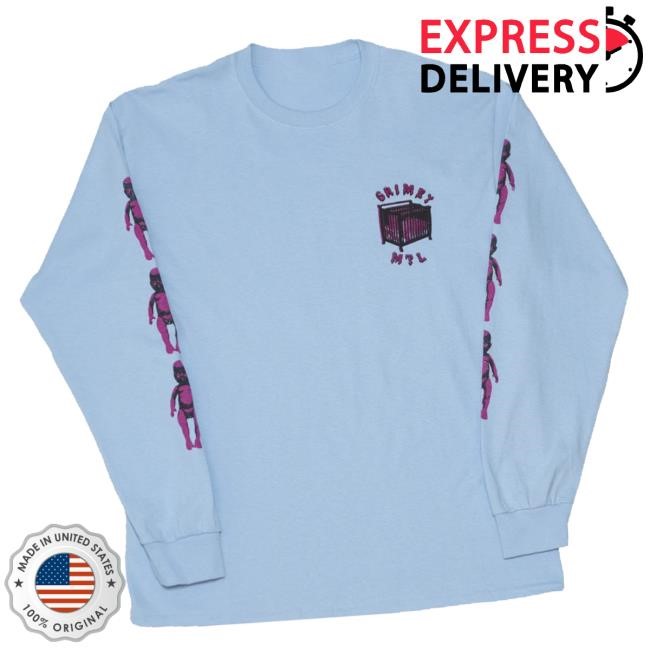 Official Grimey Merch '90S' Baby' Longsleeve Hooded Sweatshirt