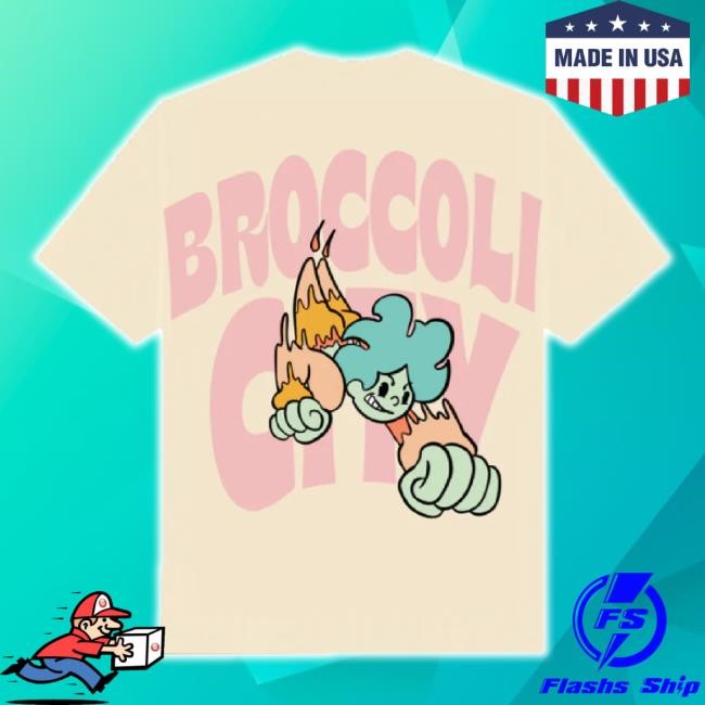 Trending Broccoli Boy S/S New Shirt - Cream Broccoli City Shop Merch Store