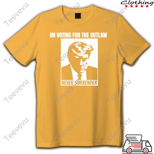 Native Patriot Im Voting For The Outlaw Never Surrender Long Sleeve Shirt