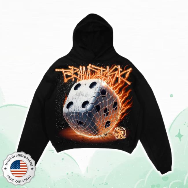 Trending Brand Risk Merch Store Flaming Dice Roll Black TankTop Brandrisk Shop