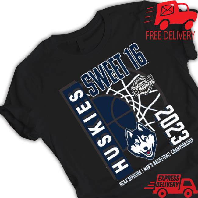 Uconn Huskies 2023 Ncaa Men’S Basketball Tournament March Madness Sweet 16 Shirt
