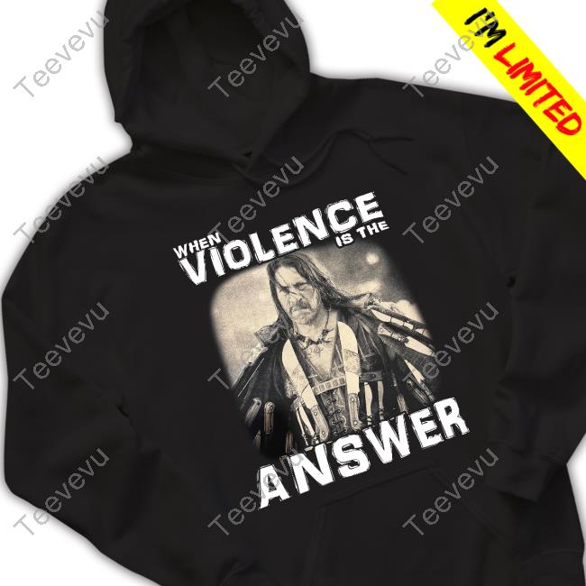 Zimranjacob Danny Trejo When Violence Is The Answer Hoodie Sweatshirt