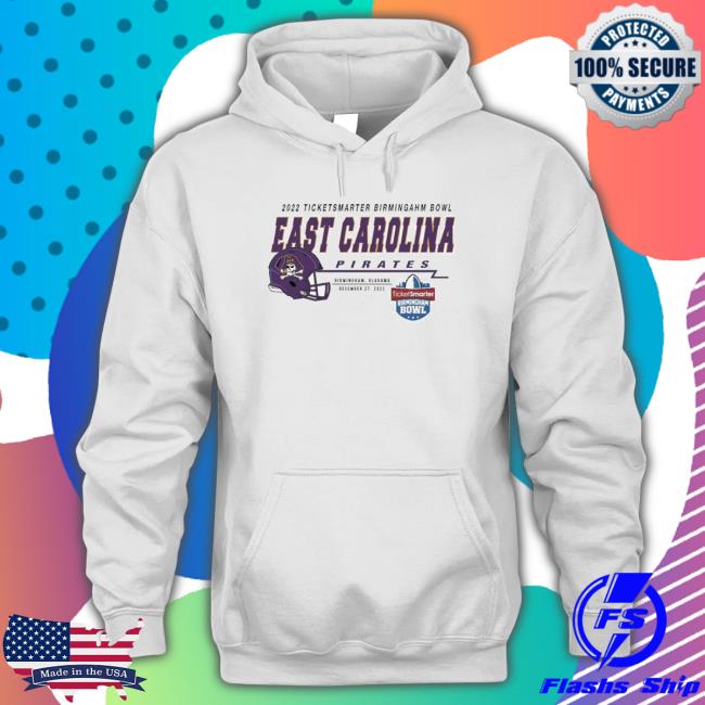 2022 Ticketsmarter Birmingham Bowl East Carolina Pirates Tee Shirt 2022 Ticketsmarter Birmingham Bowl East Carolina Pirates Sweaters