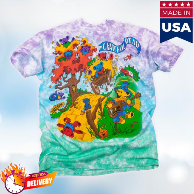 Official Grateful Dead Hayride 93 Rise & Fall Tour Tie-Dye TankTop