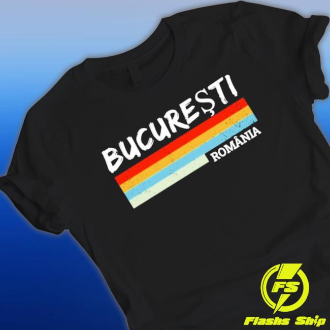 Bucharest Romania Vintage Long Sleeve Shirt