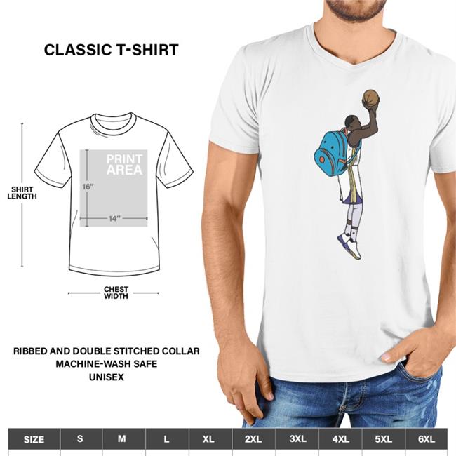 Draymond Green Backpack Jumpshot Essential Shirt The Golden State Warriors Subreddit