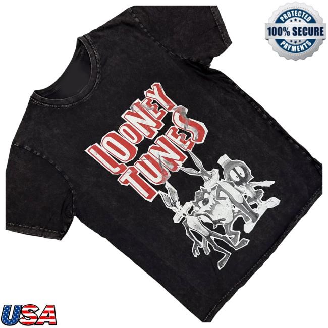 Official Looney Tunes Unisex Stone Wash Shirt