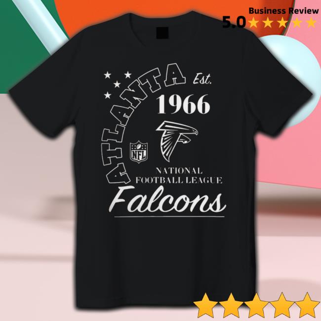 Atlanta Falcons Starter Black City Arch Team T-Shirt