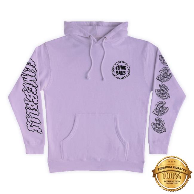 Official Tgm Skateboards Merch Store Slime Balls Skateboard Wheels Hoody Mono Splat Pullover Lavender Hoodie Sweatshirt Tgmskateboards Shop